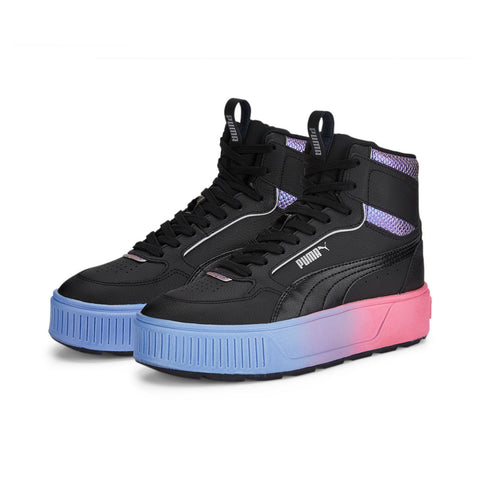 Puma Karmen Rebelle Mid Exotics Womens Black Lifestyle Sneakers Shoes