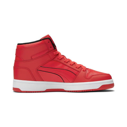 Puma Rebound Layup LUX 38823802 Mens Red Synthetic Lifestyle Sneakers Shoes