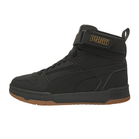 Puma RBD Game Buck 38842601 Mens Black Nubuck Lifestyle Sneakers Shoes