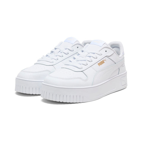 Puma Carina Street 38939001 Womens White Leather Lifestyle Sneakers Shoes