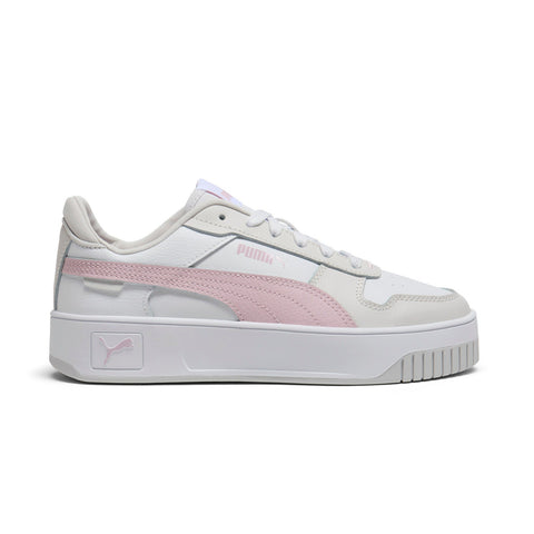Puma Carina Street 38939046 Womens White Leather Lifestyle Sneakers Shoes