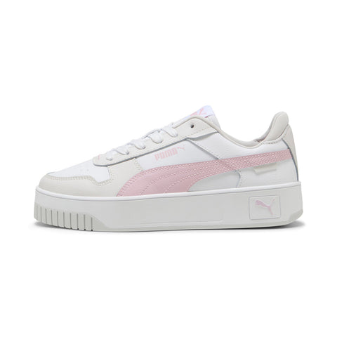 Puma Carina Street 38939046 Womens White Leather Lifestyle Sneakers Shoes