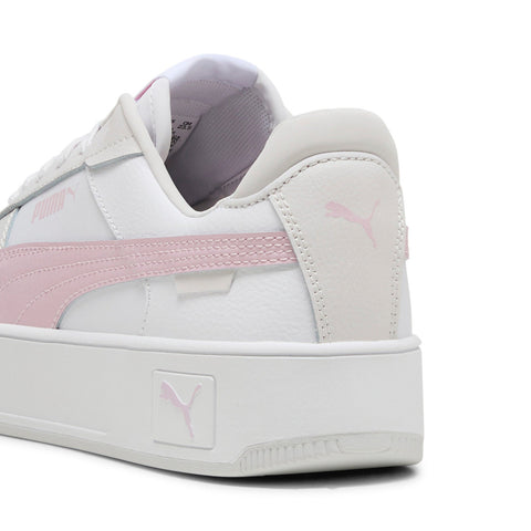 Puma Carina Street 38939046 Womens White Leather Lifestyle Sneakers Shoes
