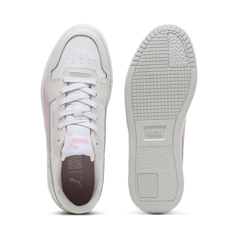 Puma Carina Street 38939046 Womens White Leather Lifestyle Sneakers Shoes