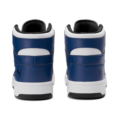 Puma Rebound Layup Dual 38978601 Mens White Lifestyle Sneakers Shoes