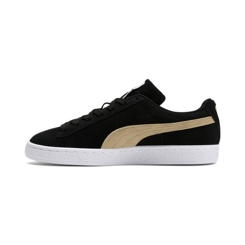 Puma Suede T7 39006702 Womens Black Suede Lifestyle Sneakers Shoes