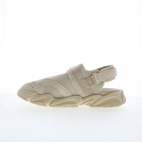 Puma TS-01 Tonal 39075102 Mens Beige Suede Strap Clogs Slippers Shoes