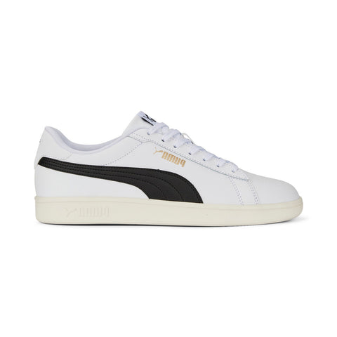 Puma Smash 3.0 L 39098703 Mens White Leather Lifestyle Sneakers Shoes