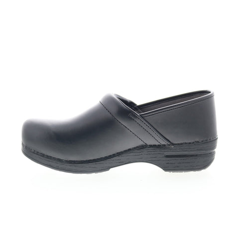 Dansko Pro XP 2.0 3912-000200 Womens Black Leather Clogs Flats Shoes