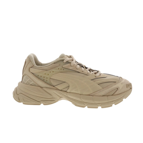 Puma Velophasis PRM 39196402 Mens Beige Leather Lifestyle Sneakers Shoes