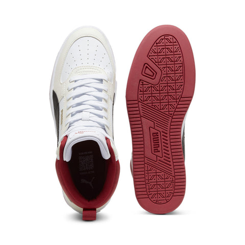 Puma Caven 2.0 Mid 39229108 Mens White Leather Lifestyle Sneakers Shoes