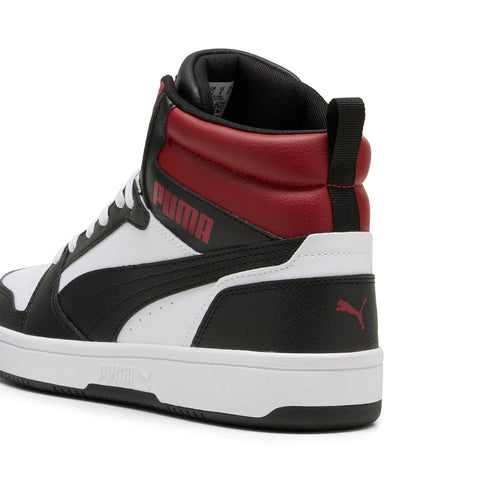 Puma Rebound V6 39232624 Mens White Synthetic Lifestyle Sneakers Shoes