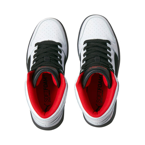 Puma Rebound Layup Elevated 39298401 Mens White Lifestyle Sneakers Shoes
