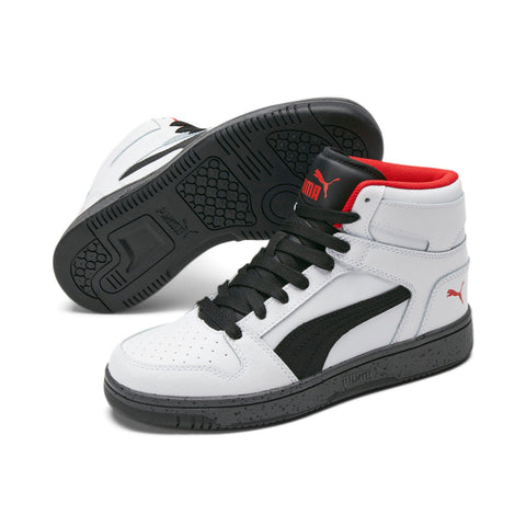 Puma Rebound Layup Elevated 39298401 Mens White Lifestyle Sneakers Shoes