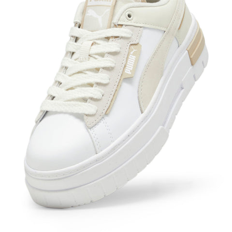 Puma Mayze Crashed Selflove 39306901 Womens White Lifestyle Sneakers Shoes