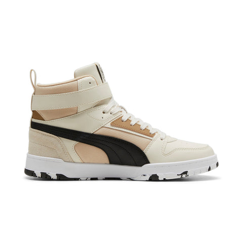Puma RBD Game Better 39319202 Mens Beige Leather Lifestyle Sneakers Shoes