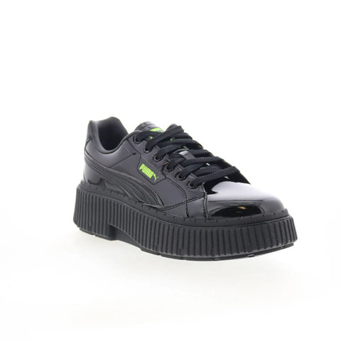 Puma Dinara Gloss Wins 39323201 Womens Black Leather Lifestyle Sneakers Shoes