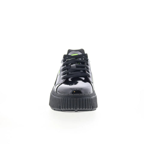 Puma Dinara Gloss Wins 39323201 Womens Black Leather Lifestyle Sneakers Shoes