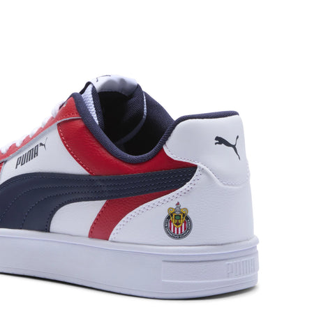 Puma Caven Chivas 39388101 Mens White Leather Lifestyle Sneakers Shoes