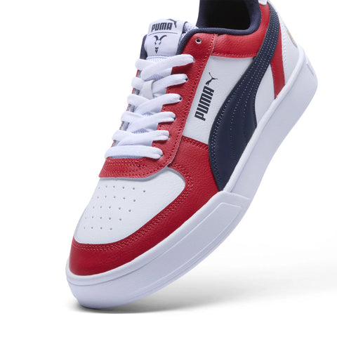 Puma Caven Chivas 39388101 Mens White Leather Lifestyle Sneakers Shoes