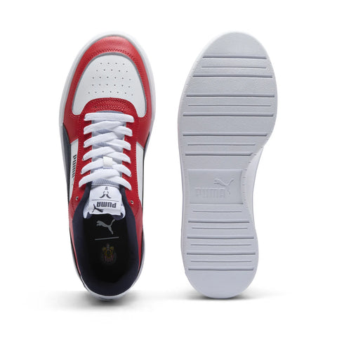 Puma Caven Chivas 39388101 Mens White Leather Lifestyle Sneakers Shoes