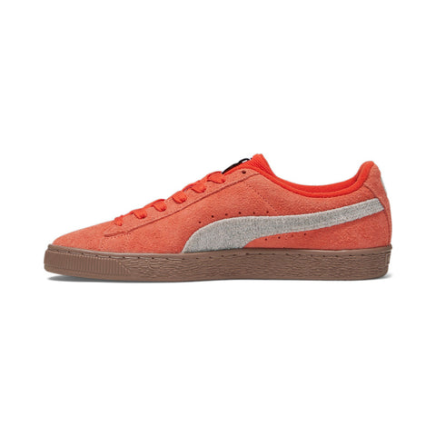 Puma Suede NT Now & Then 39405701 Mens Orange Suede Lifestyle Sneakers Shoes