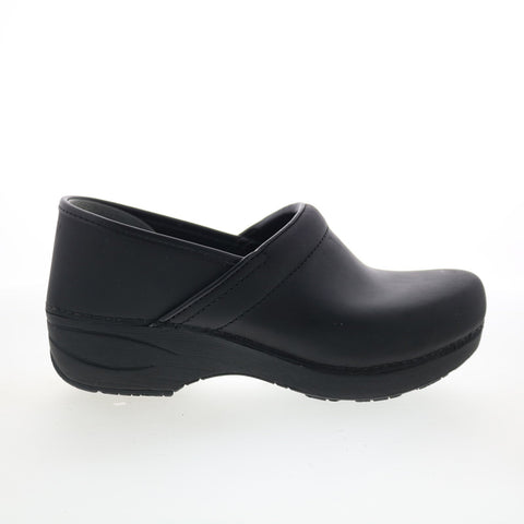 Dansko XP 2.0 Pull Up 3950-470202 Womens Black Leather Clogs Flats Shoes