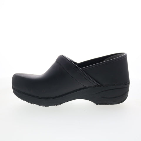 Dansko XP 2.0 Pull Up 3950-470202 Womens Black Leather Clogs Flats Shoes