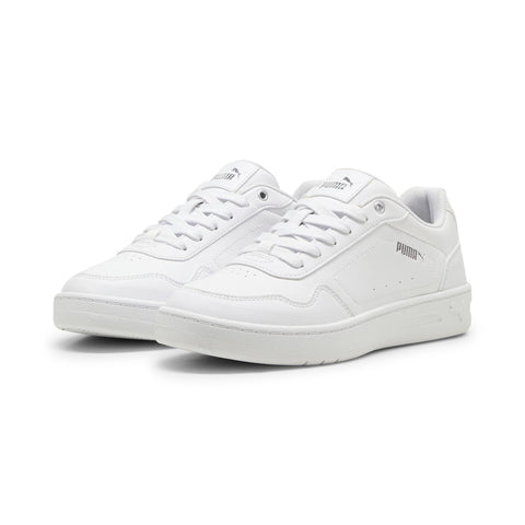 Puma Court Classy 39502101 Womens White Leather Lifestyle Sneakers Shoes
