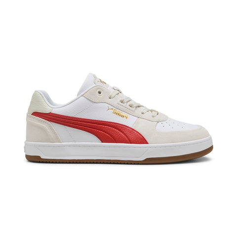 Puma Caven 2.0 LUX SD 39508007 Mens White Suede Lifestyle Sneakers Shoes