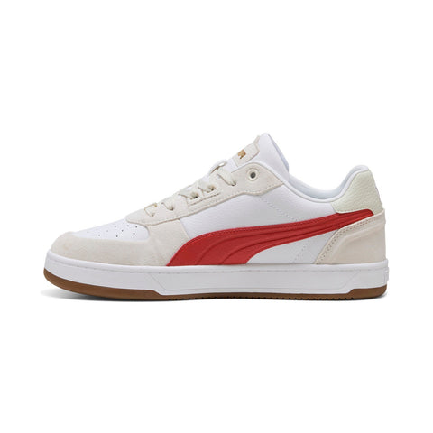 Puma Caven 2.0 LUX SD 39508007 Mens White Suede Lifestyle Sneakers Shoes