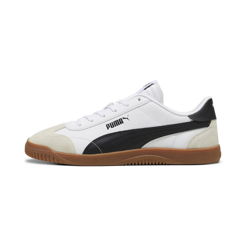 Puma Club 5V5 SD 39510404 Mens White Leather Lifestyle Sneakers Shoes
