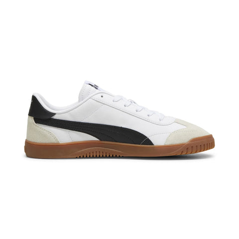Puma Club 5V5 SD 39510404 Mens White Leather Lifestyle Sneakers Shoes