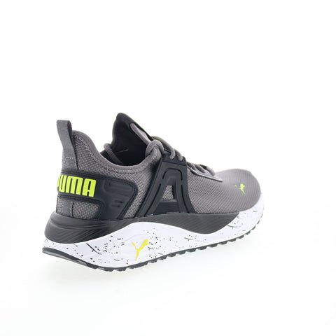 Puma Pacer 23 Speed Splat 39512801 Mens Gray Mesh Lifestyle Sneakers Shoes
