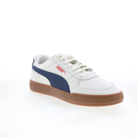 Puma Carter L 39519311 Mens Beige Leather Lace Up Lifestyle Sneakers Shoes