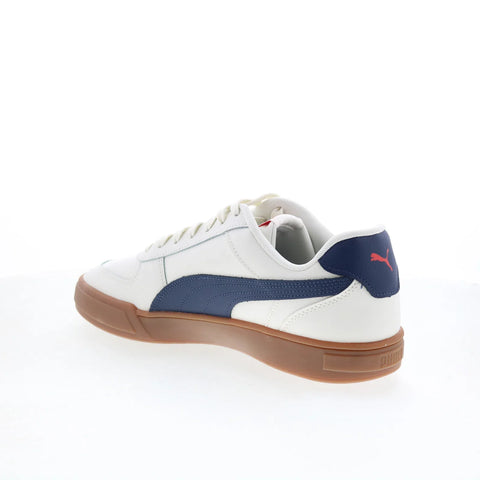 Puma Carter L 39519311 Mens Beige Leather Lace Up Lifestyle Sneakers Shoes