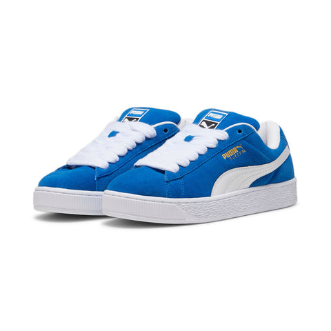 Puma Suede XL 39520501 Mens Blue Suede Lace Up Lifestyle Sneakers Shoes