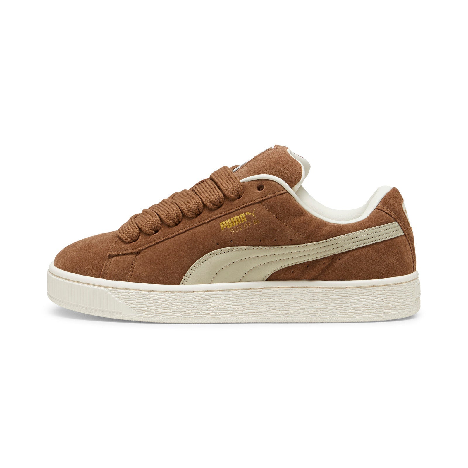 Puma Suede XL 39520518 Mens Brown Suede Lace Up Lifestyle Sneakers