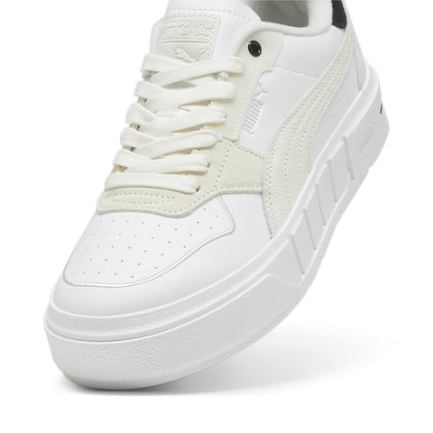 Puma Cali Court Pure Luxe  39527502 Womens White Lifestyle Sneakers Shoes