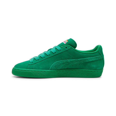 湖 Puma Suede Love Marathon 39583002 Mens Green Suede Lifestyle