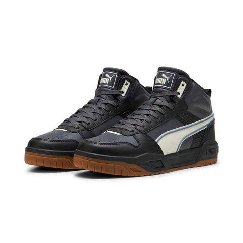 Puma RBD Tech Mid 39614807 Mens Black Leather Lifestyle Sneakers Shoes