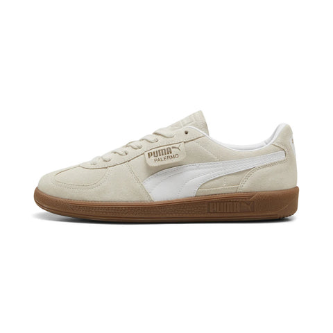 Puma Palermo 39646311 Mens Beige Suede Lace Up Lifestyle Sneakers Shoes