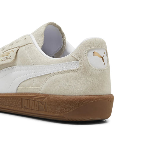 Puma Palermo 39646311 Mens Beige Suede Lace Up Lifestyle Sneakers Shoes