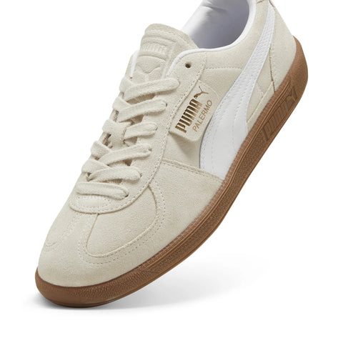 Puma Palermo 39646311 Mens Beige Suede Lace Up Lifestyle Sneakers Shoes