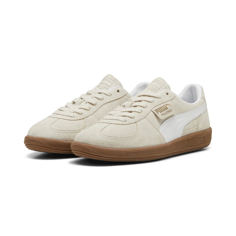 Puma Palermo 39646311 Mens Beige Suede Lace Up Lifestyle Sneakers Shoes