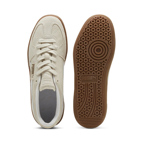 Puma Palermo 39646311 Mens Beige Suede Lace Up Lifestyle Sneakers Shoes