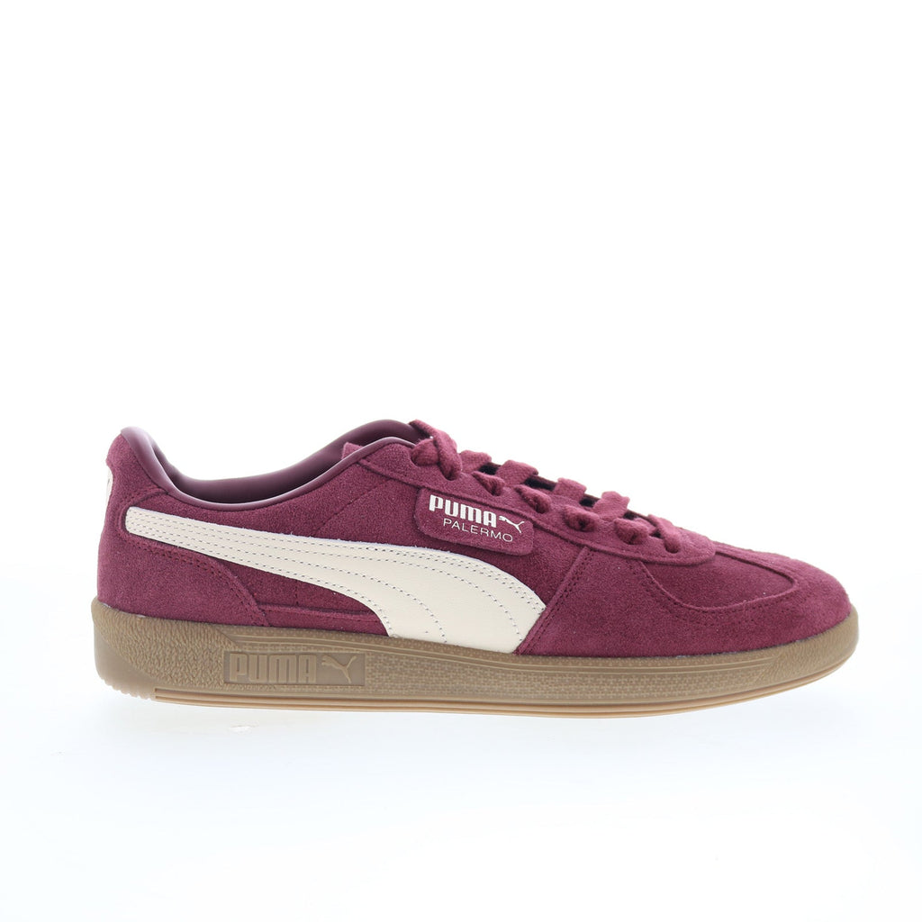 Puma Palermo 39646365 Mens Burgundy Suede Lifestyle Sneakers Shoes ...