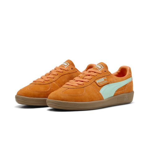 Puma Palermo 39646384 Mens Orange Suede Lace Up Lifestyle Sneakers Shoes