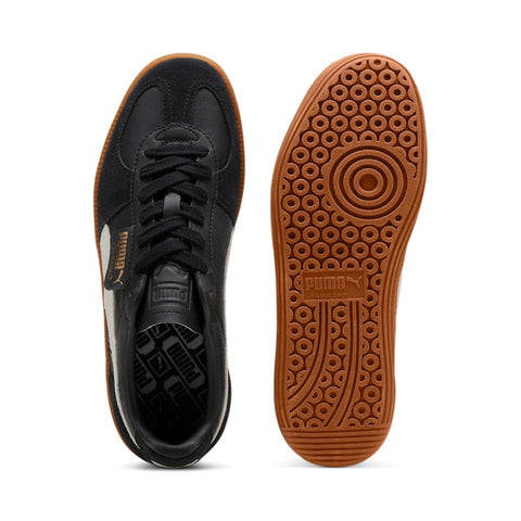 Puma Palermo Leather 39646403 Mens Black Lace Up Lifestyle Sneakers Sh ...