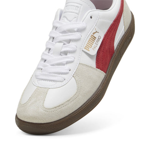 Puma Palermo Leather 39646405 Mens White Leather Lifestyle Sneakers Shoes